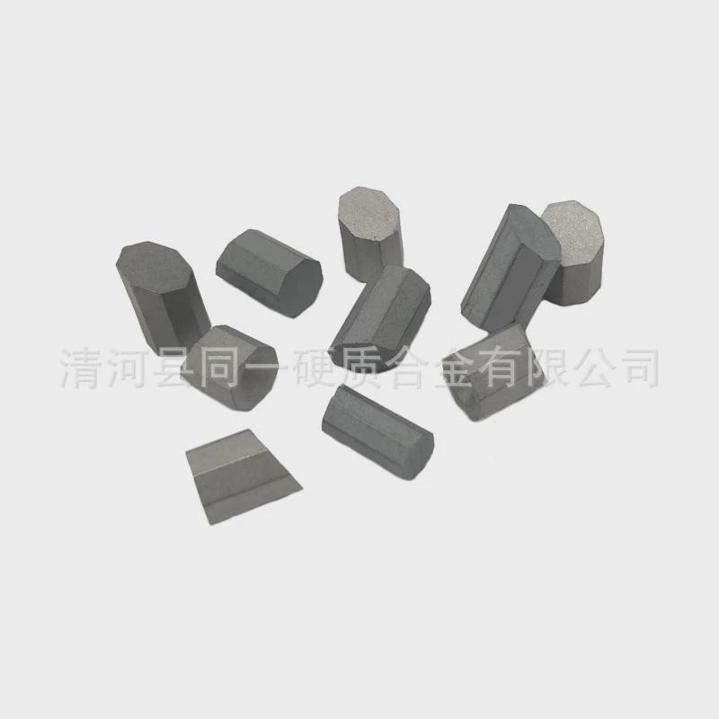 尺寸八角t110中八角t107地质刀头异形矿山刀片刀头生产加工yg8