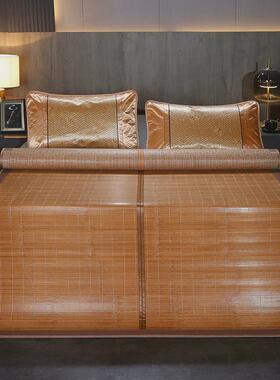 61k3凉席竹席定制1.8m床直筒1.5订做学生1.35折叠1.4夏季2m双面