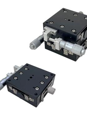 高精度手动角弧度台交叉导轨型倾斜平台测角仪位滑台gfx/gfy40/60