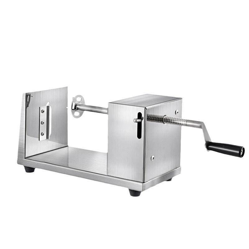 元芳手动薯塔机商用半自动拉伸不锈钢旋风手摇土豆小吃薯片机新品