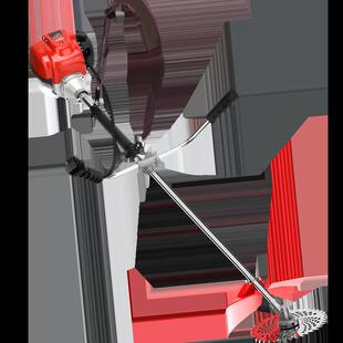 格致割草机侧挂式四冲手持多功能小型家用割稻开荒沟打松土除草机