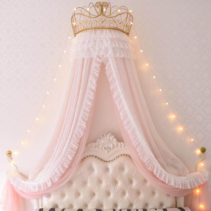 床头纱床纱帘纱幔公主房纱幔隔断纱幔公主床头纱幔儿童公主床纱幔