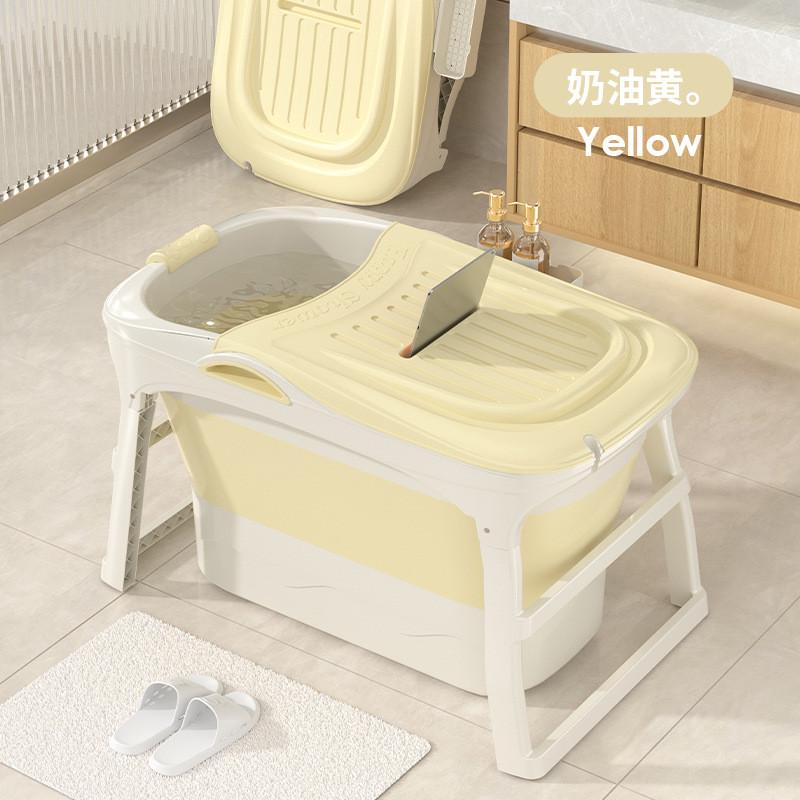 折叠泡澡桶成人家用全身加高浴缸保温折叠儿童洗澡桶浴桶泡澡
