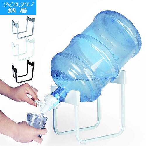 可拆装台式桶装水支架饮水机压水器纯净水桶大桶水架子含水嘴套装