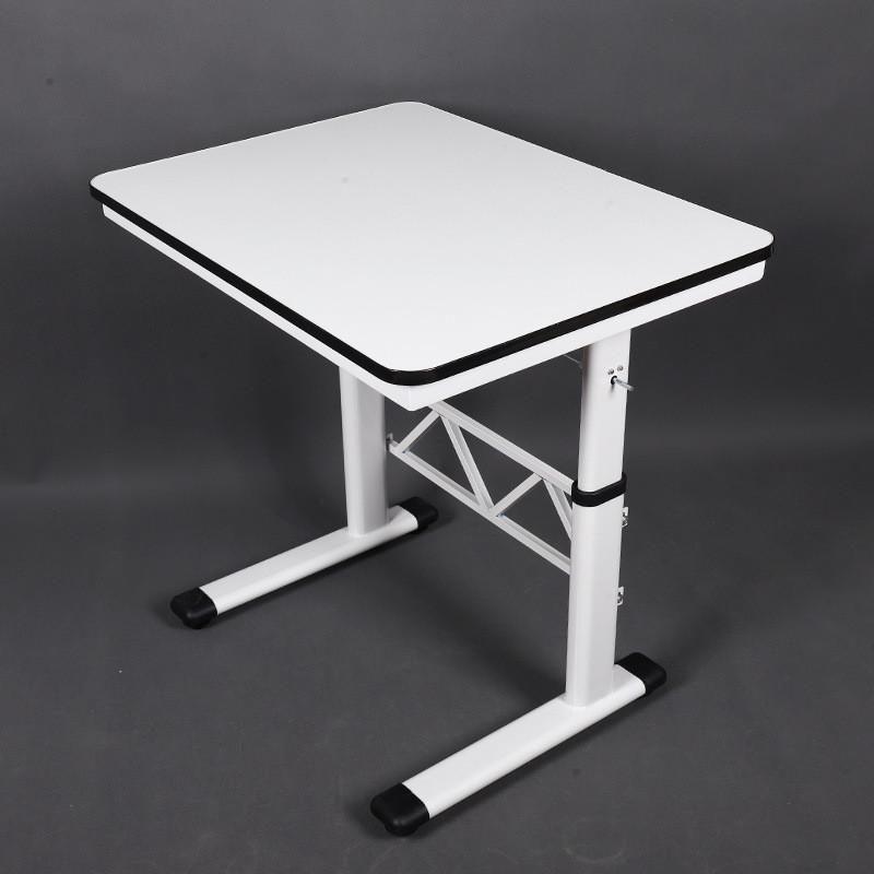 手摇升降桌学习办公家用桌可调节简约风辅导补习班学习桌移动桌