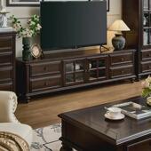 中古风法式 热销9QXC美式 纯全实木电视柜茶几组合欧式 复古轻奢原木