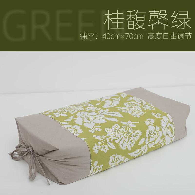 s588荞麦枕全睡眠枕家用护头颈枕荞麦壳枕头高枕硬可调节