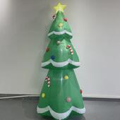 圣诞节日充气圣诞树活动带灯发光老人庆典派对装 饰气模