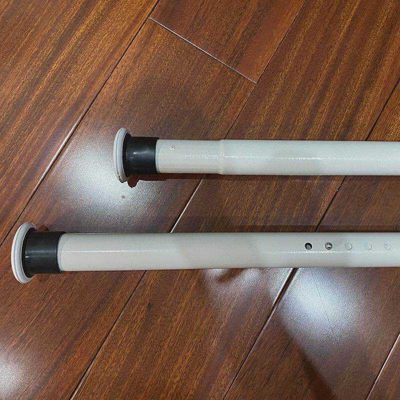顶装成品静音铁杆铝合金加厚窗帘罗马杆窗帘杆免打孔伸缩杆窗新品