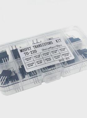 50PCS TO-220系列MOS管IRFZ44N IRF640N IRF540N IRF3205 10种各5