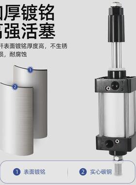 可调行程气缸SCJ32/40/50/63/80/100/125/160/200代替亚德客