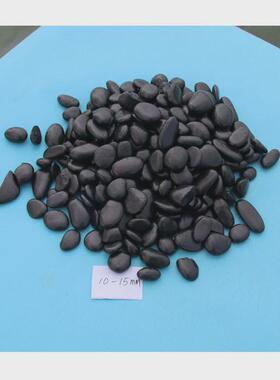 佛山纯黑色均匀砾石4-6水洗路面美观效果佳黑色小石子