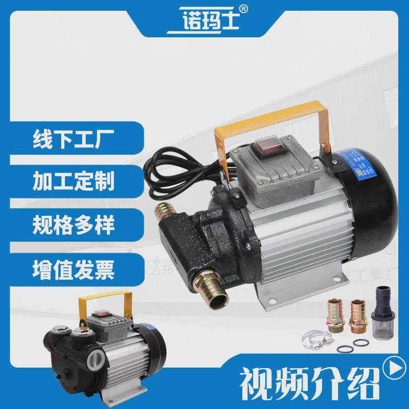 齿轮泵220v机油电动抽油泵家用液压油抽油机厂家抽油泵自吸泵