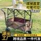 摆摊折叠小推车野餐车露营车儿童可躺可折叠拖车营地车户外露营车