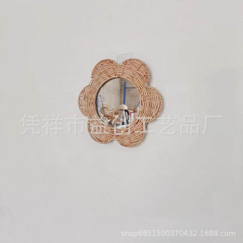 ins墙饰挂镜子客厅铁艺创意中式民宿化妆镜儿童房装饰背景墙挂件,农机/农具/农膜,播种栽苗器/地膜机,淘宝优惠券,粉丝福利购,淘宝优惠卷