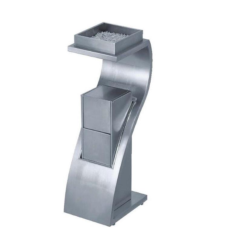 酒店新概念垃圾桶会所烟灰桶办公楼写字楼电梯口大堂专用垃圾桶