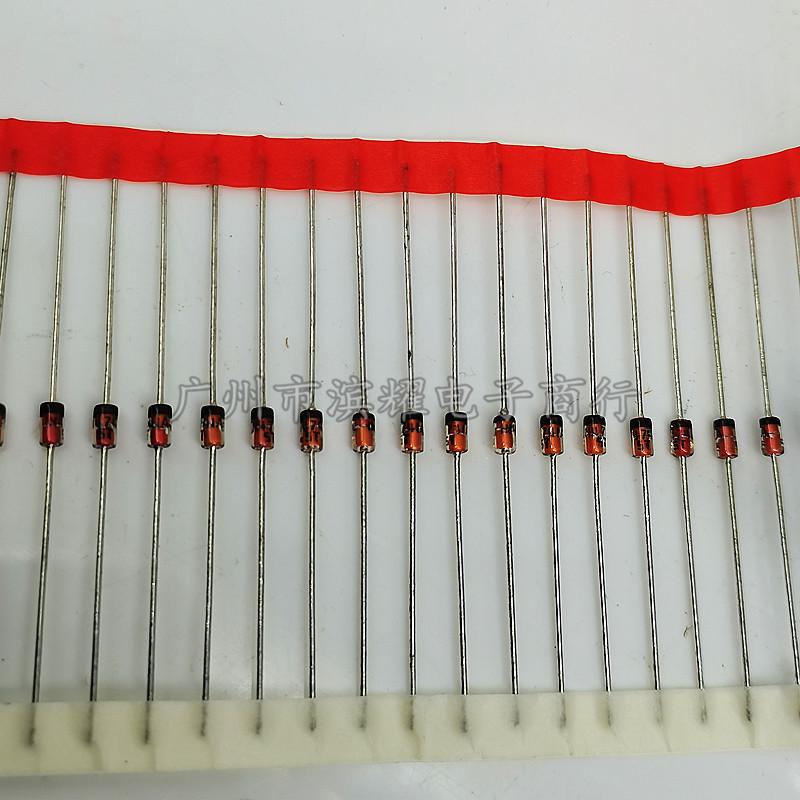 （2500稳压管）1w编带只二极管1n4731a4v34.3v玻璃直插do-41