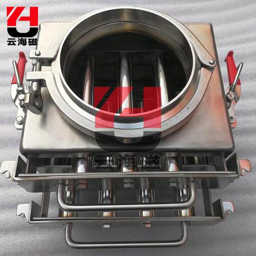 抽屉式除铁器抽拉除铁器磁力棒式磁力架磁性过滤抽屉式磁选器定制