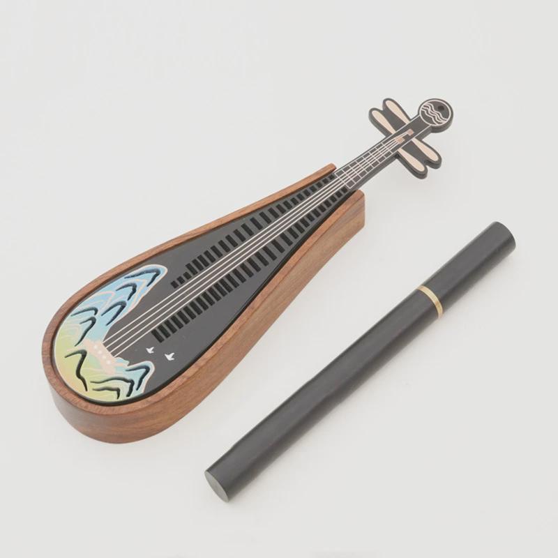 复古江山如画古筝卧香炉月琴伴手礼管香具套装中国风商务盘香品