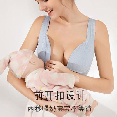 睡觉可穿孕妇内衣防下垂聚拢产后喂奶孕期怀孕期专用哺乳文胸薄款