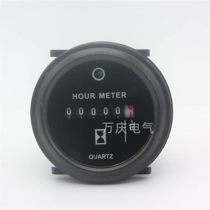 工程车计时器机设备工作运行累加挖掘圆形电子石英机械式时间表