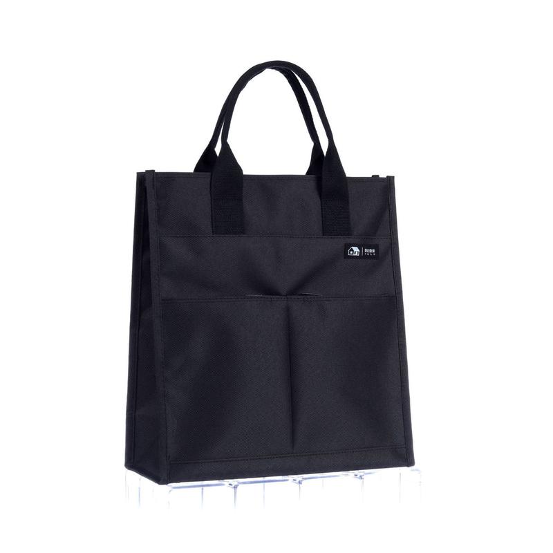 康百f7000大容量手提手提文件袋补习袋中小学生拎书袋帆布拉链收