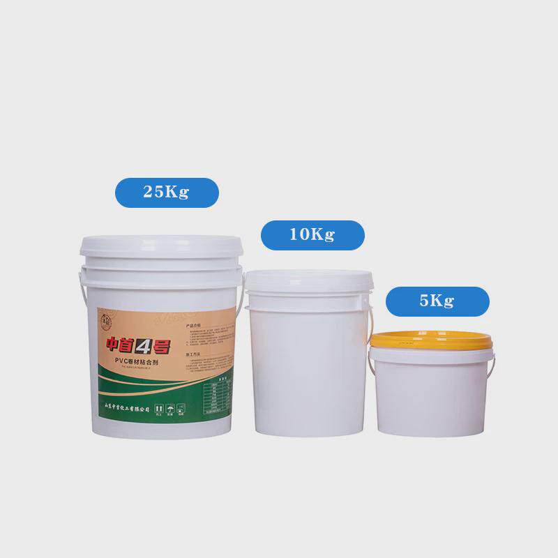 pvc卷材粘合剂卷材专用胶中首4号水性不干胶塑胶地板粘合剂地板