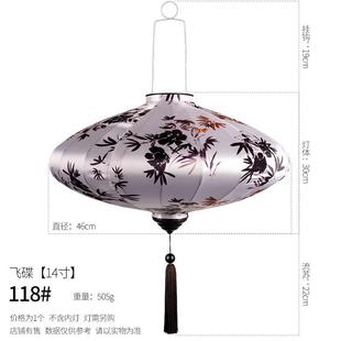 中式布艺灯笼阳台防水仿古红灯笼古典酒店吊灯饭店火锅店装饰灯笼