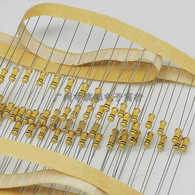 (5000只)1/4w0.25w390r430r470r510r560r620r编带5%膜碳