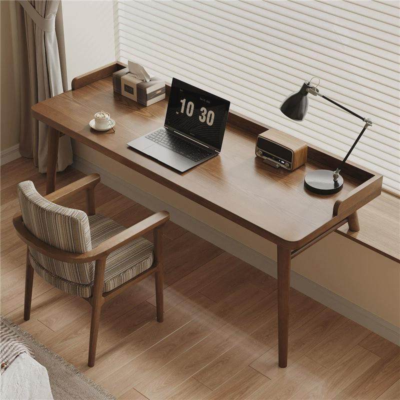 全实木飘窗书桌双人长电脑桌学生家用床边学习写字桌子卧室工作台,住宅家具,电脑桌,淘宝优惠券,粉丝福利购,淘宝优惠卷