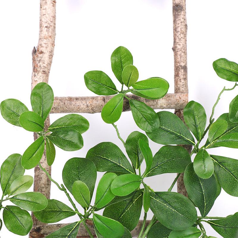 仿真树叶榕树叶树枝假叶子绿色植物塑料假树室内装饰福禄桐