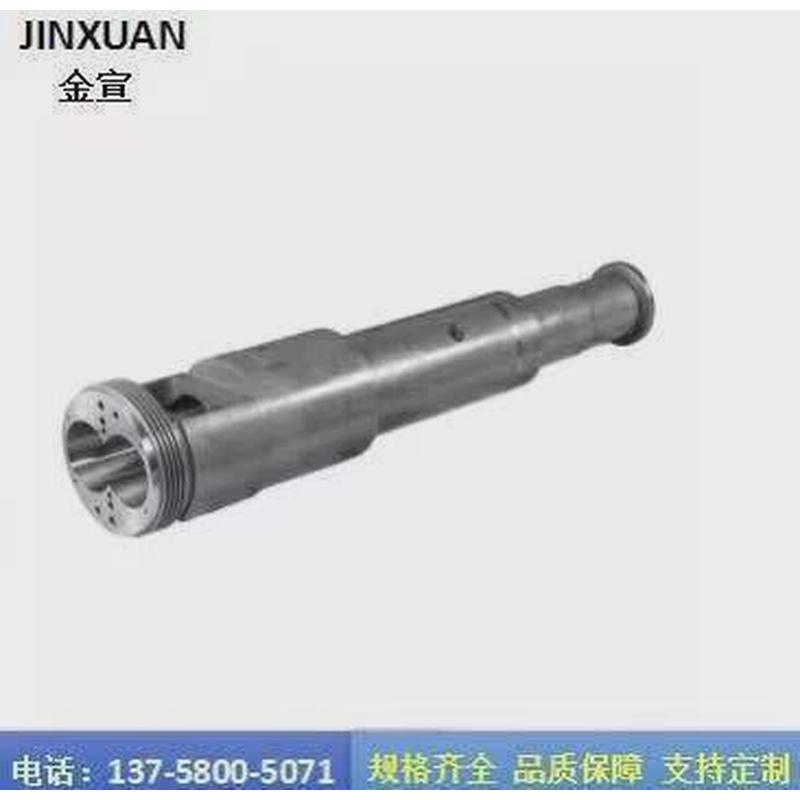现货供应锥双机筒螺杆65/132锥形双螺杆料筒挤出机舟山螺杆厂