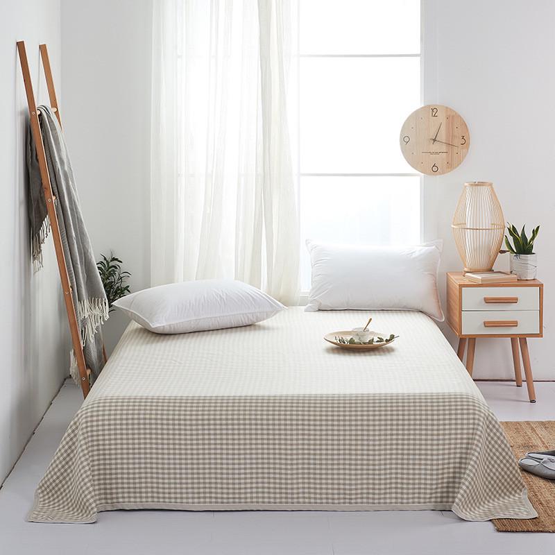 高端纯亚麻凉席双人折叠可水洗席子夏季加厚1.8m床家用厂家直销