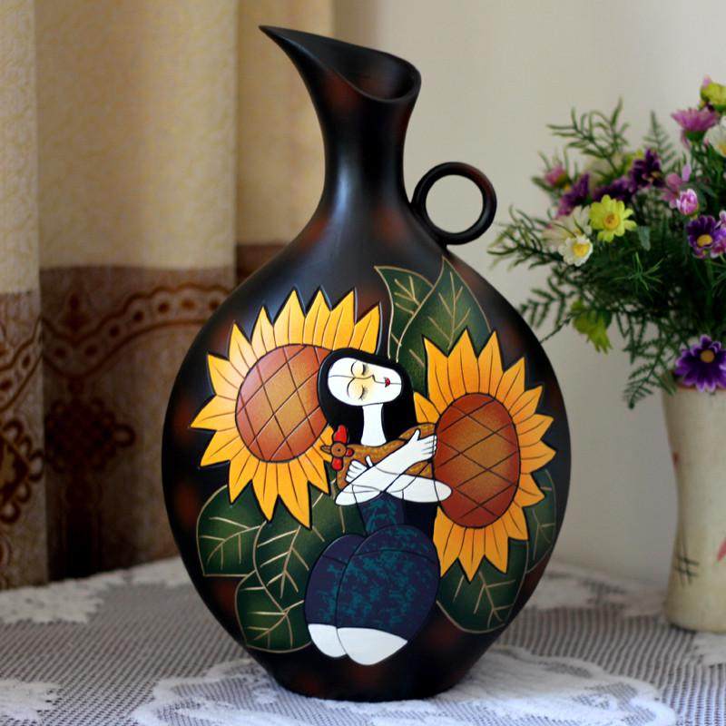 陶瓷花瓶新中式结婚礼物客厅博古架电视柜玄关酒柜装饰品摆件,家居饰品,装饰摆件,淘宝优惠券,粉丝福利购,淘宝优惠卷