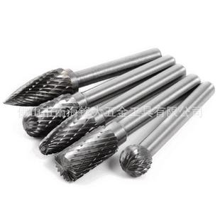 +硬质合金旋转锉钨钢雕刻刀钨钢磨头ADEFG6*12mm5支套装