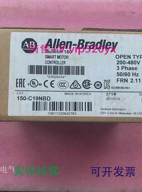 现货供应150-C19NBD全新美国AB罗克韦尔软启动SMC-3