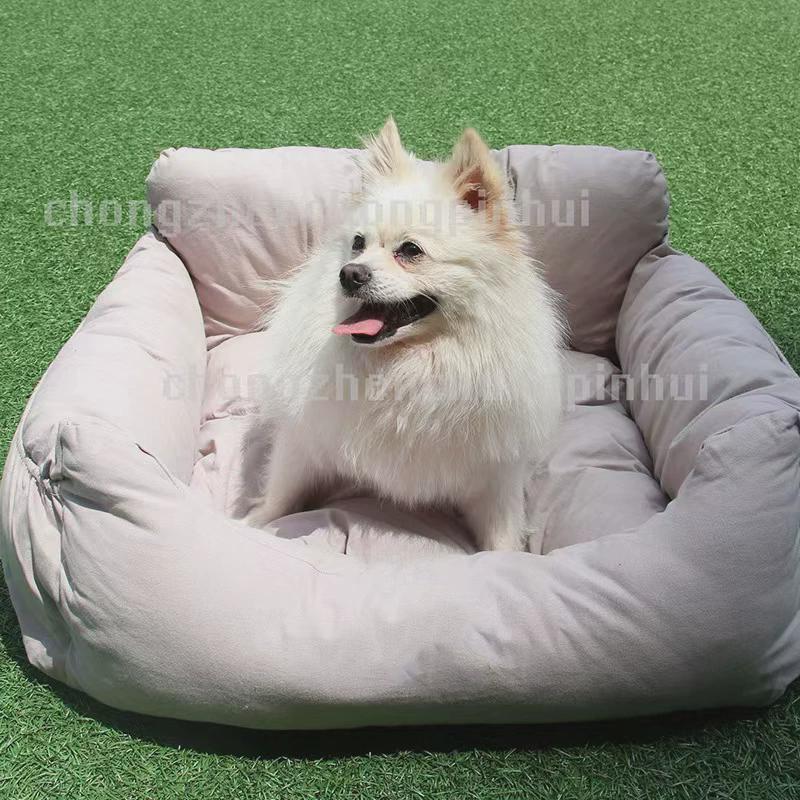 新款韩版安全座椅可拆卸便捷式车载狗窝宠物窝狗猫咪宠物窝