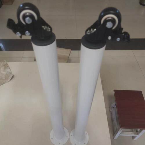 .304万向轮桌腿可调节吧台脚支撑柱电脑桌脚不锈钢吧台支撑腿