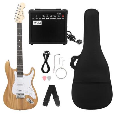 HK·LADE玫瑰木电吉他ST电吉他系列套装学生成人初学弹拨吉他乐器