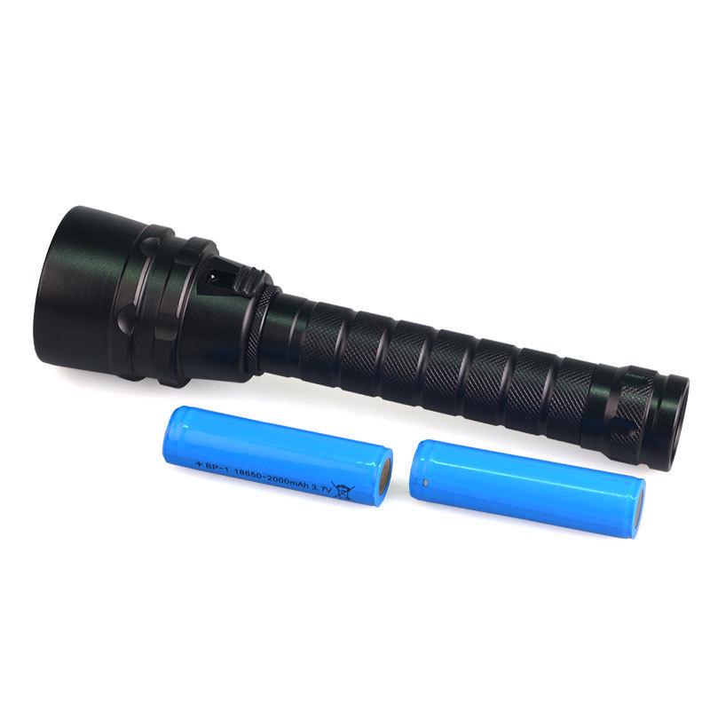 热销5灯珠T6L2LED强光照明手电筒潜水照明灯白光灯IP68