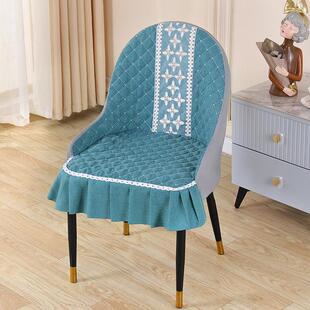 J6DA餐椅套罩弧形坐垫大闪电扶手椅子套罩2024新款弹力通用全