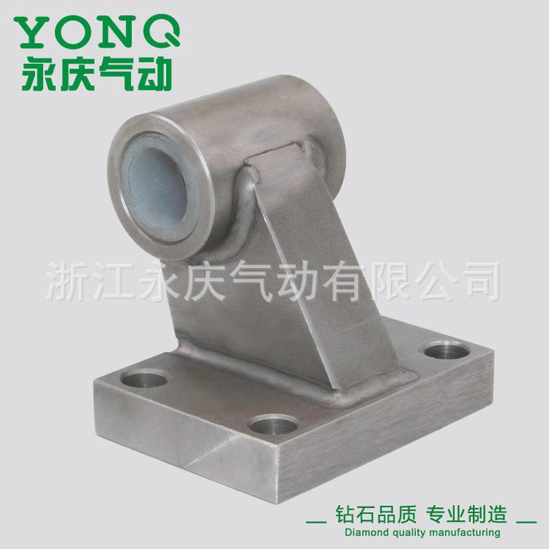 永庆气动标准支架配件安装附件不锈钢摇摆气缸cr鱼眼接头支架