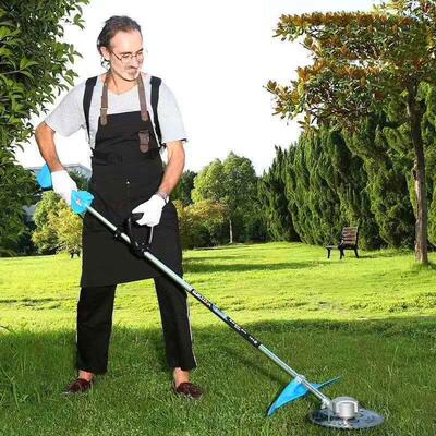 携带方便农用背负式电动割草机园林植保除草平地电动松土机割灌机