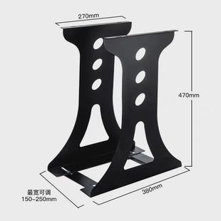 支 电脑主机悬挂式 托架办公桌下悬空挂式 可调节金属支撑架吊装