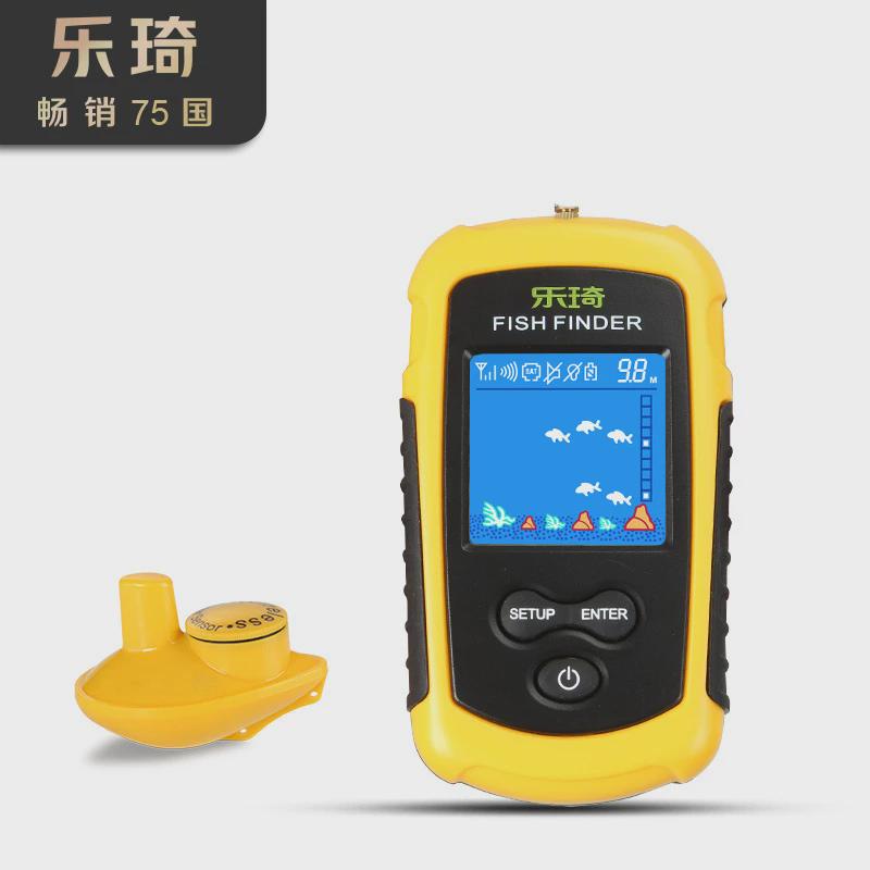 乐琦ffw1108-1中文无线声纳探鱼器鱼找钓鱼器筛选大小鱼浑水型