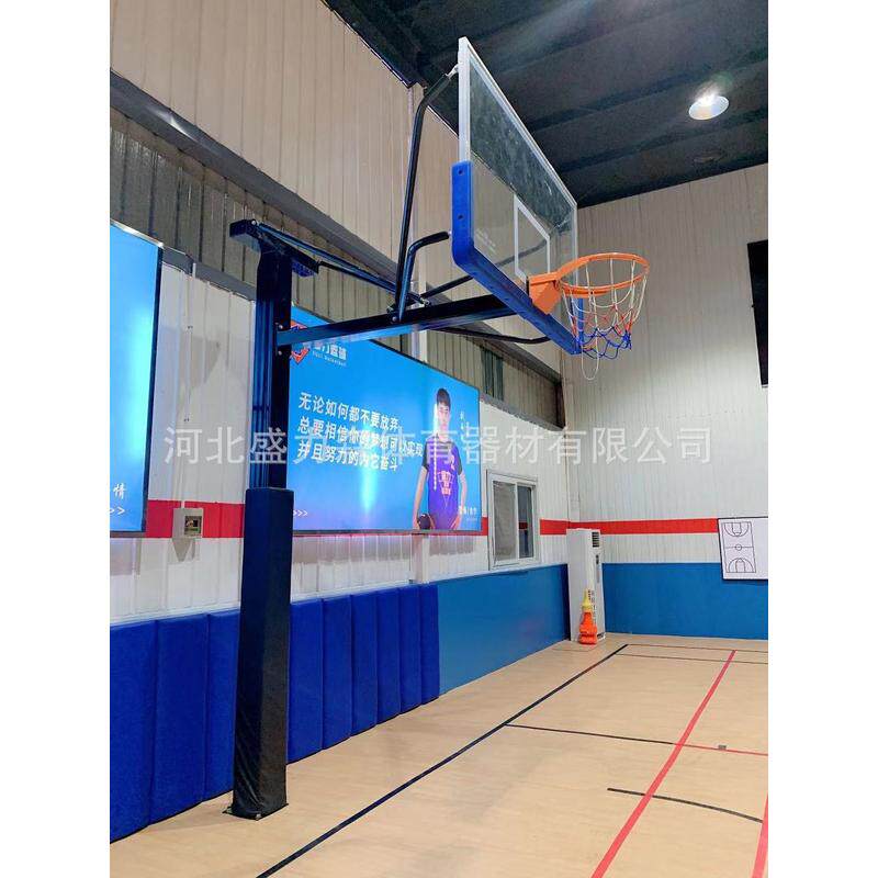 可升降篮球架室外地埋式方管篮球框室内外成人休闲娱乐篮球架