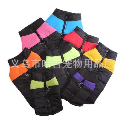 新款宠物用品秋冬狗狗棉服加绒加厚保暖马甲滑雪服厂家批发