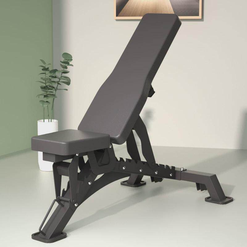 哑铃凳多功能健身椅杠铃健身房飞鸟卧推凳子家用可调凳平凳