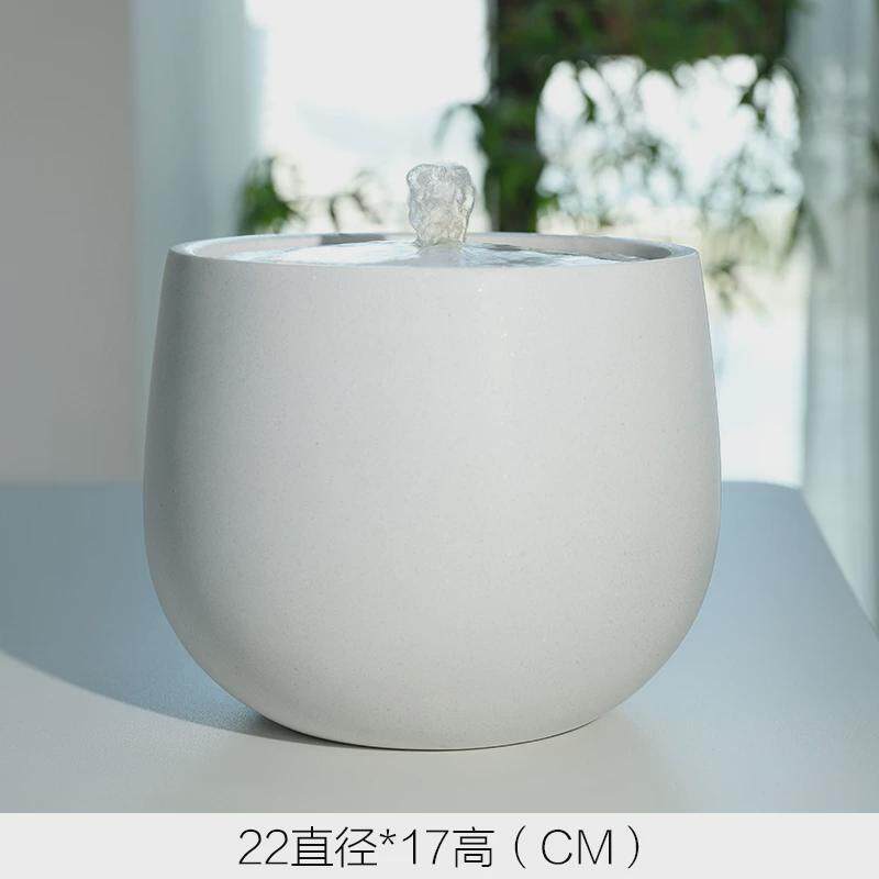 玄关喷泉循环水系现代简约水景流水摆件客厅卧室办公室桌上装饰品