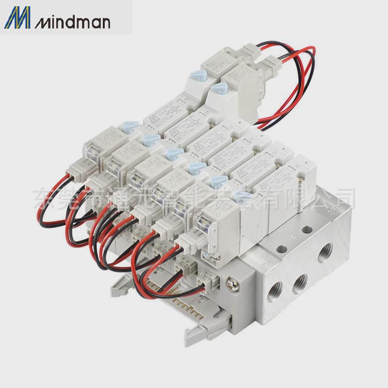 Mindman金器电磁阀组MVB-156-M8-5M2/3/4/5/6/7/8/9/10
